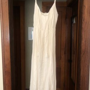 NWT Lush boho style peasant dress with tassels